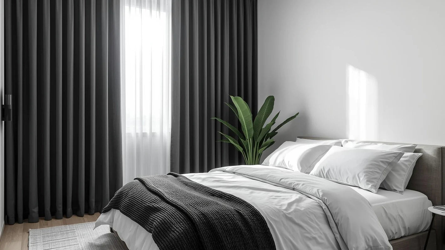 Linen and Co premium hotel curtains and blockout window treatments styled for luxury hospitality interiors and elegant residential design across South Africa
