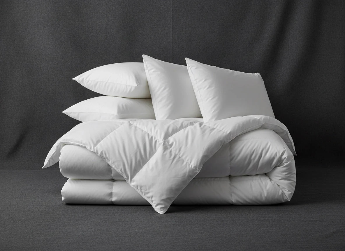 Hungarian Goose Down Duvet Inner and Pillows