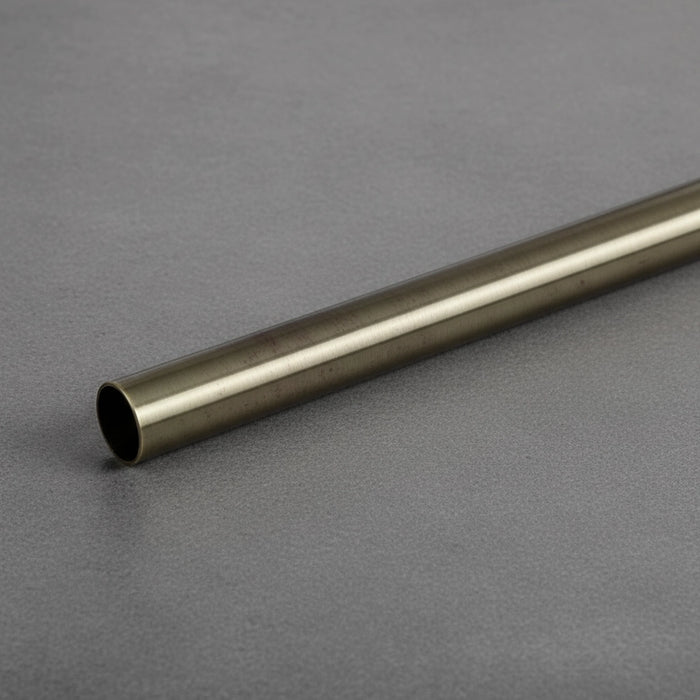 25mm Antique Brass Curtain Rods, Joiners & Rings