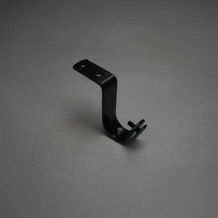 Care notes imagery for 25mm Black Steel Curtain Rod Brackets