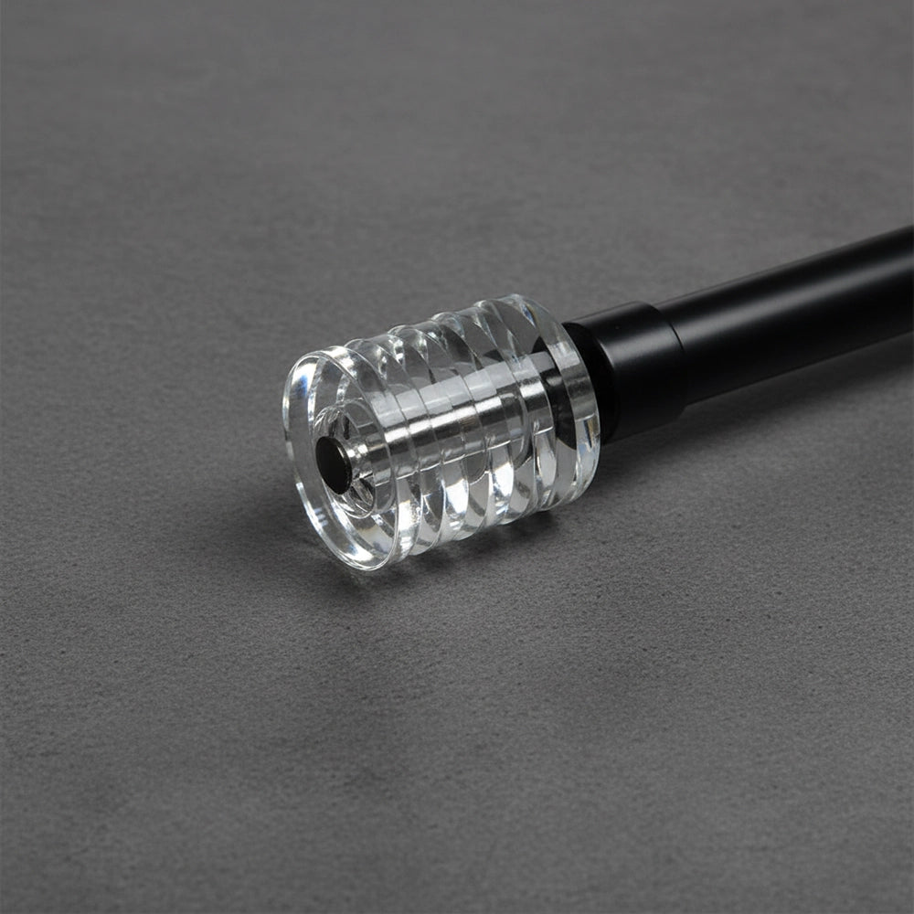 25mm Glass Nebula Curtain Rod Finial - Premium Hospitality Hardware Linen and Co