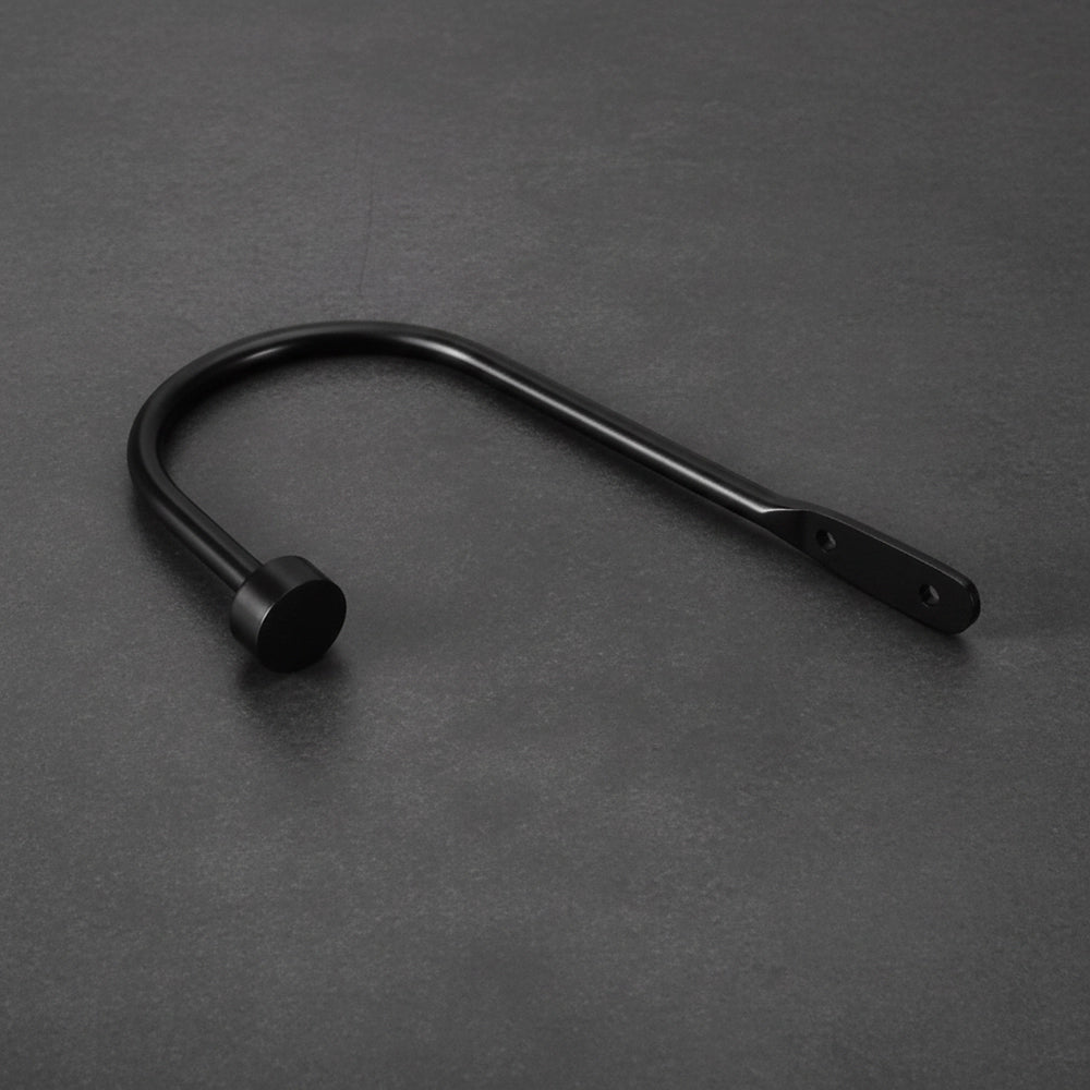 25mm Black U-Arm Tie Back - Premium Hospitality Hardware Linen and Co