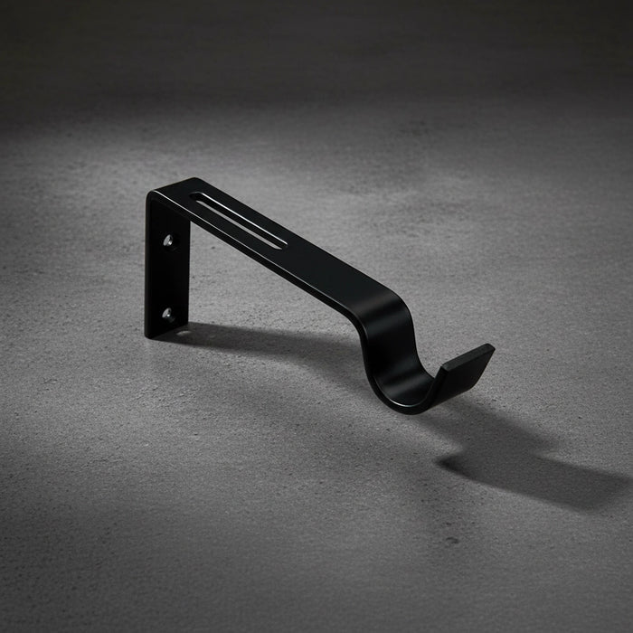 Ideal uses for 25mm Black Steel Curtain Rod Brackets