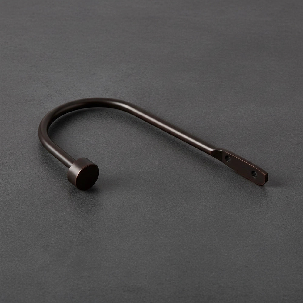 25mm u-Arm Bronze Curtain Rod  - Premium Hospitality Hardware Linen and Co