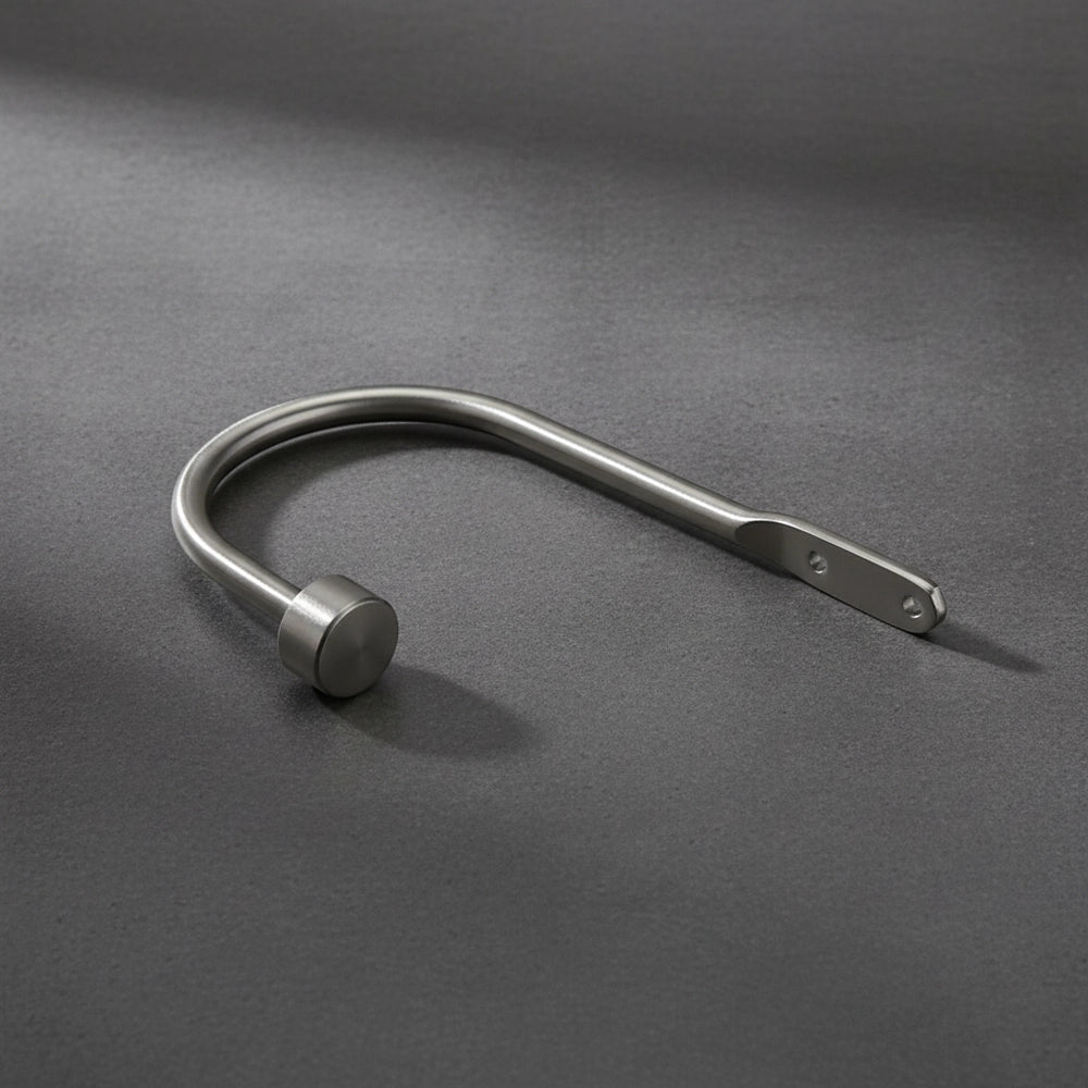 25mm U-Arm Stainless Steel Curtain Rod  - Premium Hospitality Hardware Linen and Co