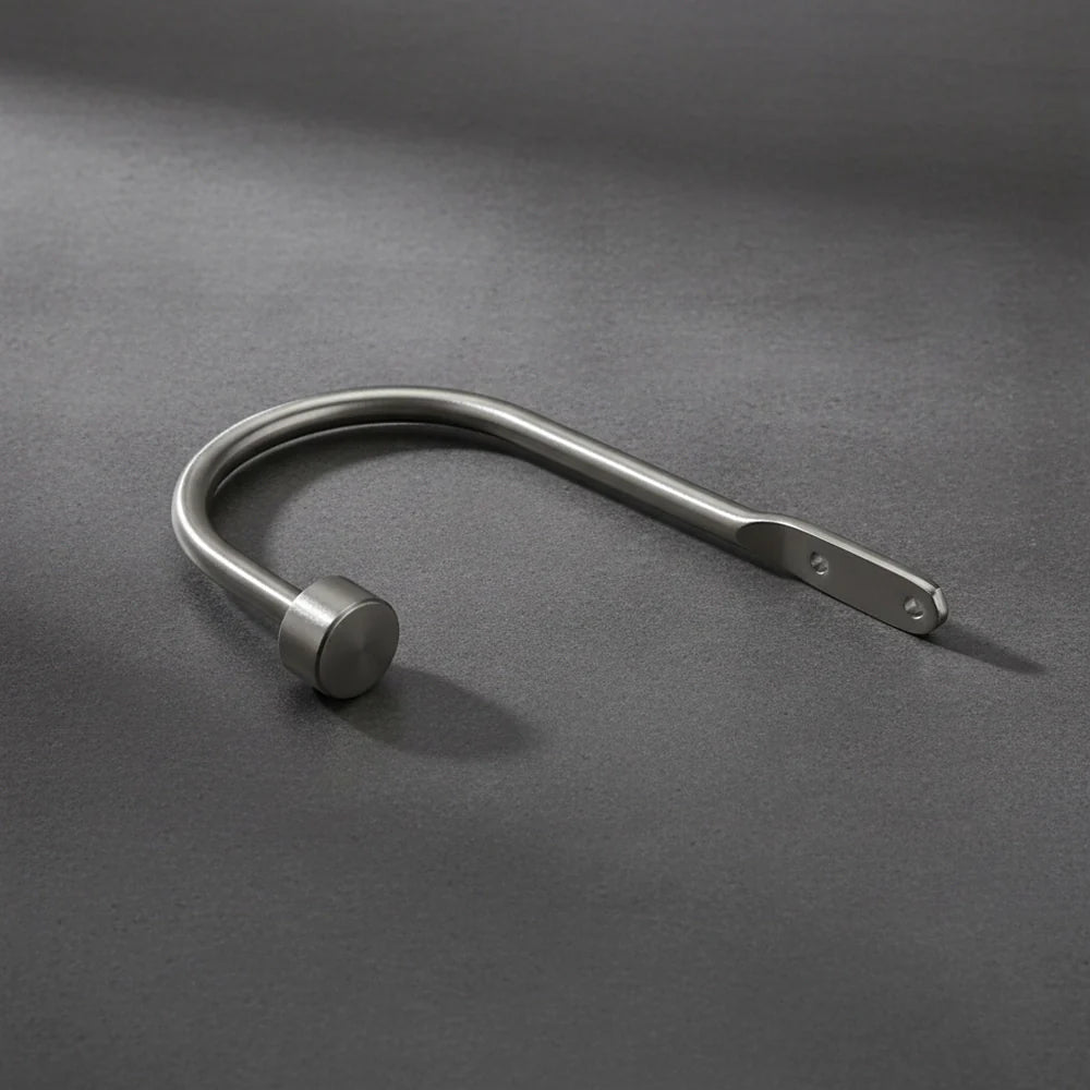 25mm Stainless steel curtain U-Arm - Linen and Co