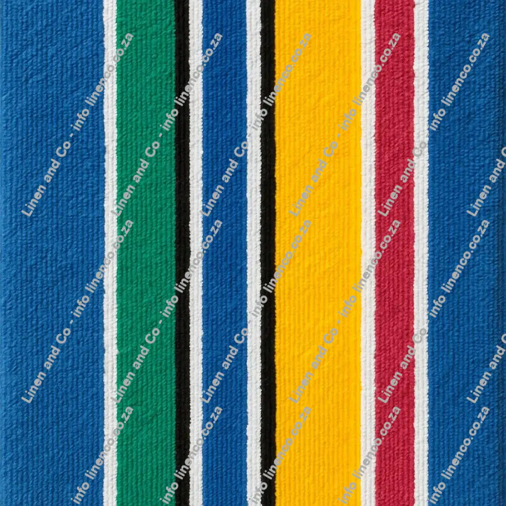 Linen and Co Candy Stripe Velour Beach Towel Striped