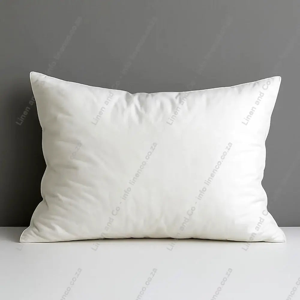 Goose Down pillow on a grey background