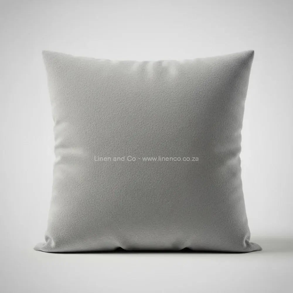 Light Grey -  Coloured Chenille Scatter Cushion - Premium Hotel Quality Bedding - Linen & Co