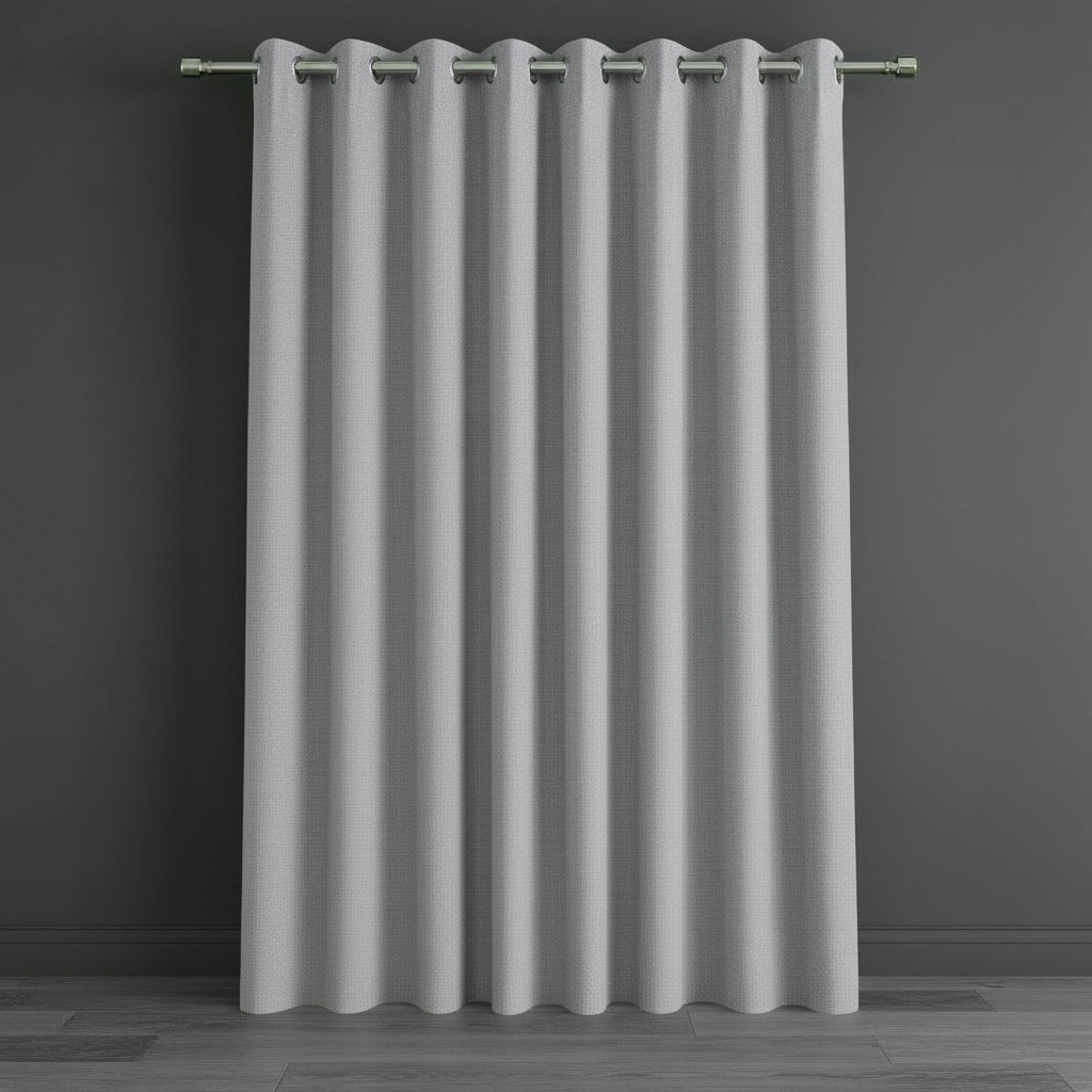 Alloy eyelet woven blockout curtain by Linen and Co - premium hospitality curtains