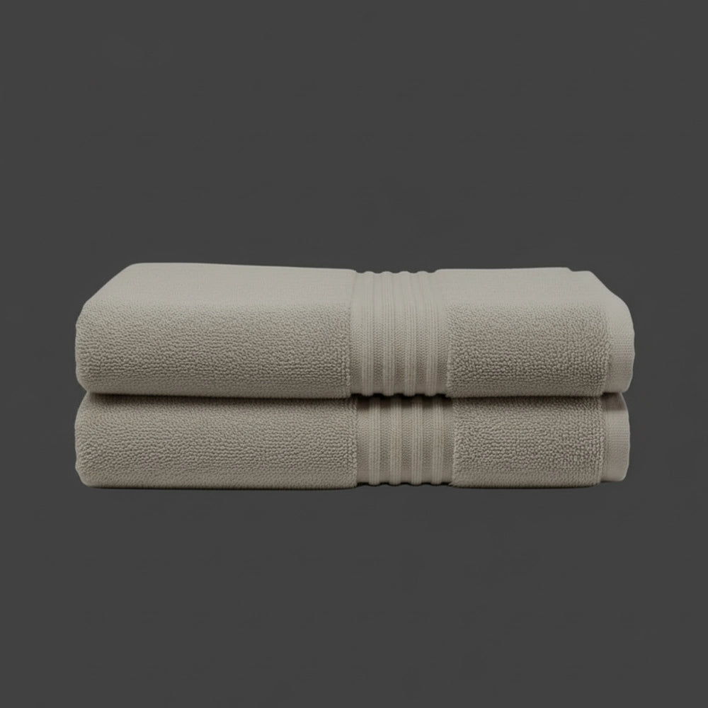 Beige Glodina snag-free bath towels premium hospitality bath linen by Linen and Co