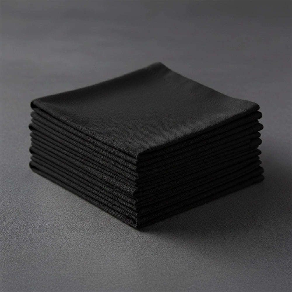 Black Tabling Napkins by Linen and Co - premium hospitality 