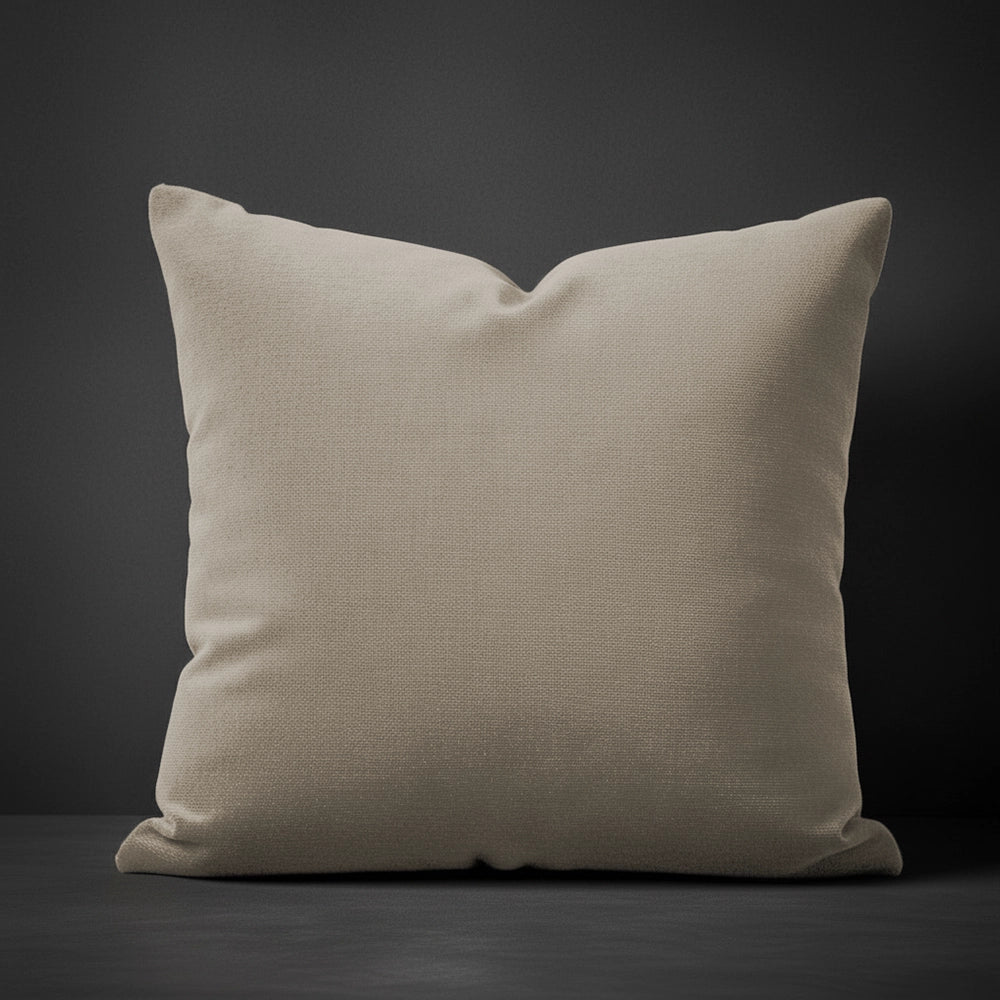 Stone chenille scatter cushion by Linen and Co - luxury hospitality bedding