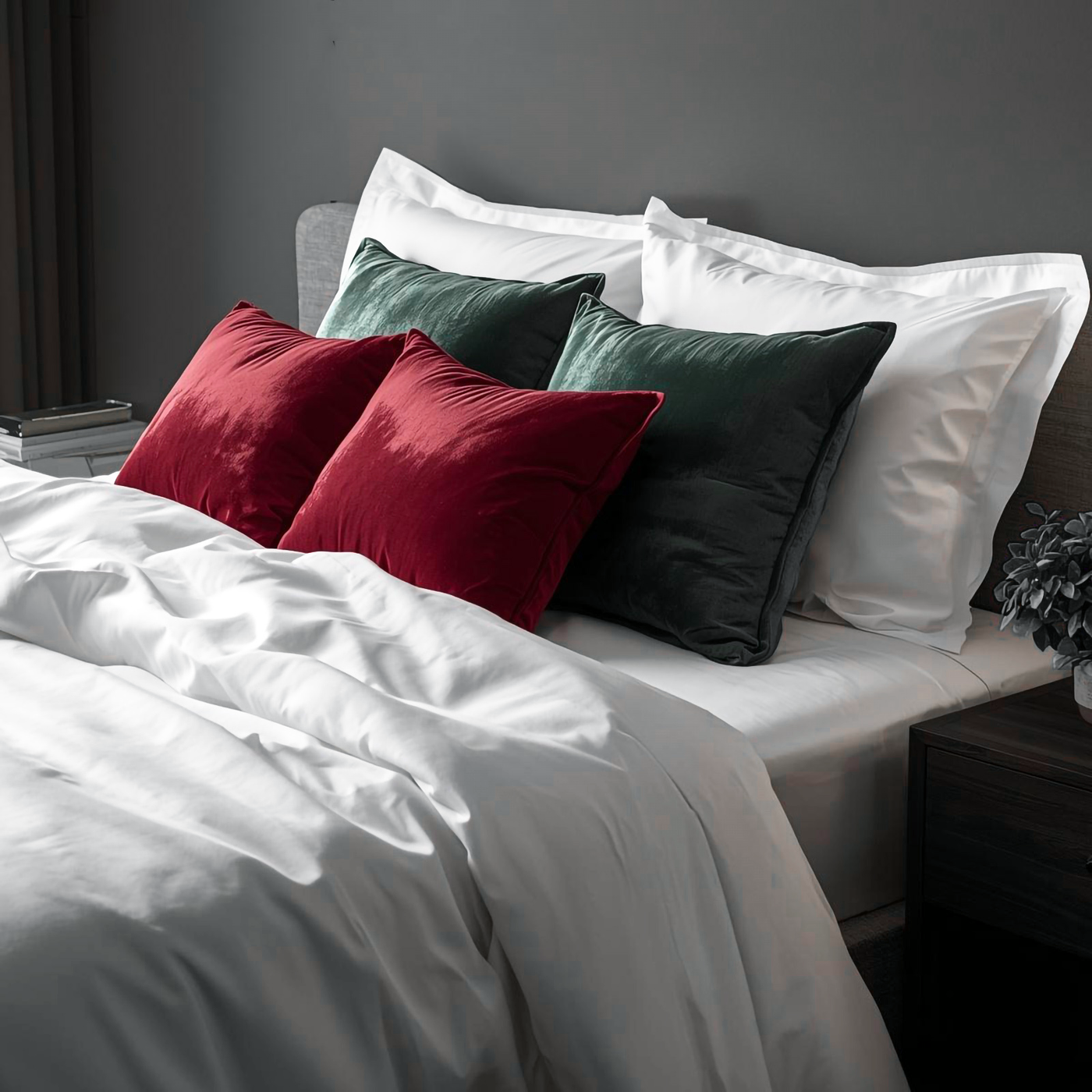 Linen and Co scatter cushions in a styled room