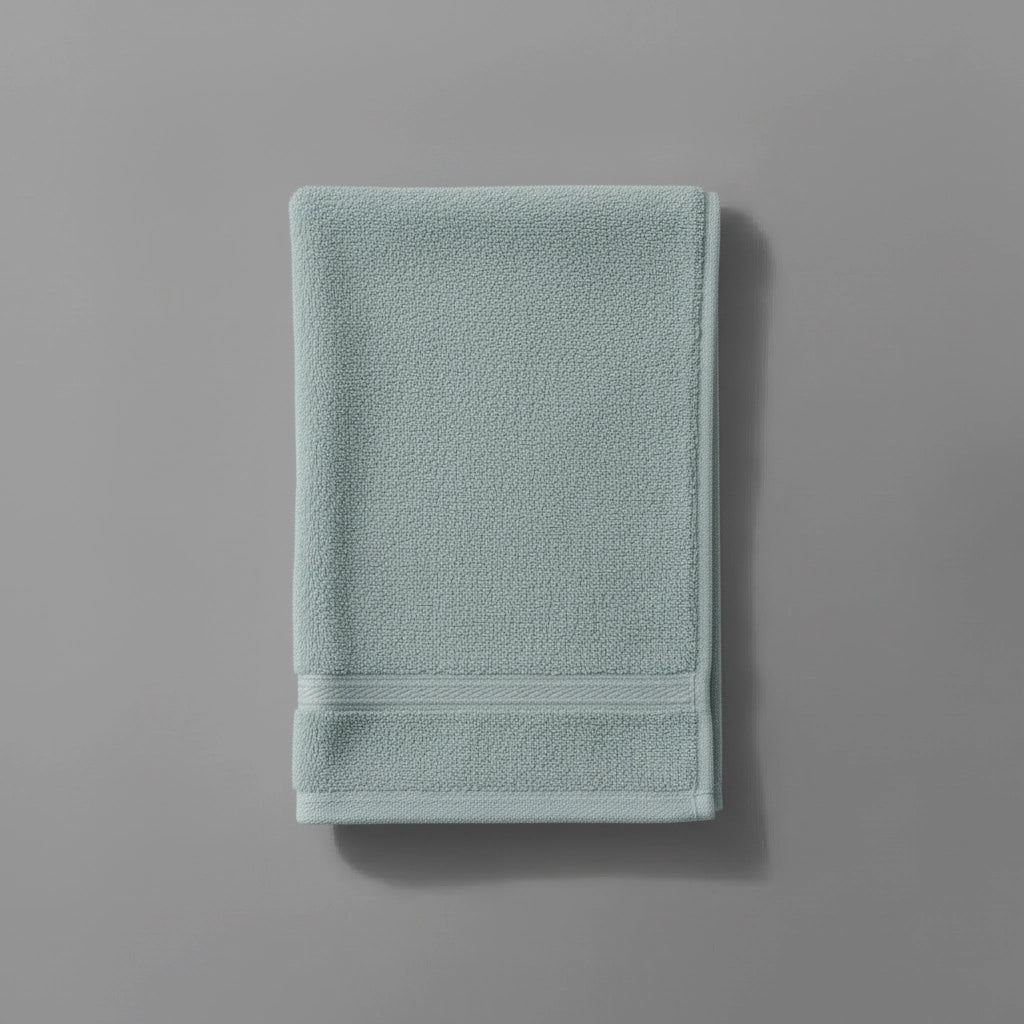 Linen and Co duck egg Bristol Big and Soft guest towel for luxury hospitality and residential bathrooms in South Africa