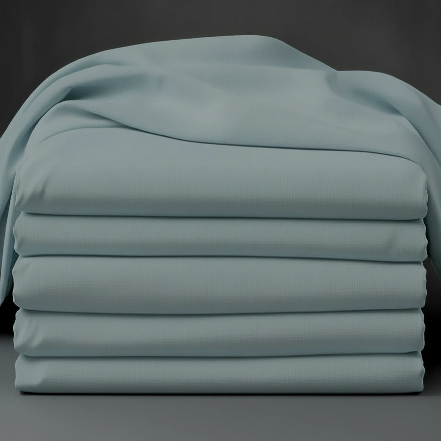 Stone percale 200TC folded bed linen  – Linen and Co