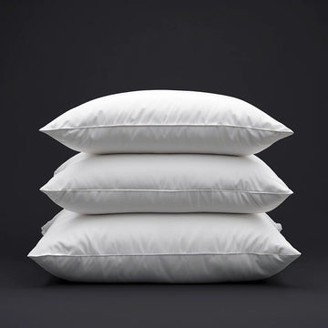 Linen and Co duck feather pillow inners styled for supportive hospitality and residential bedding in South Africa