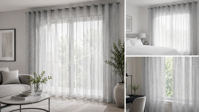 Ideal uses for Ella Sheer Ready-Made Eyelet Curtain