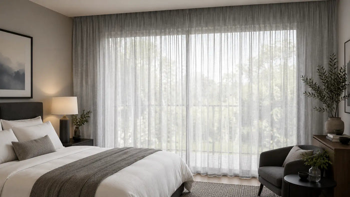 Ella Sheer Ready-Made Taped Curtain
