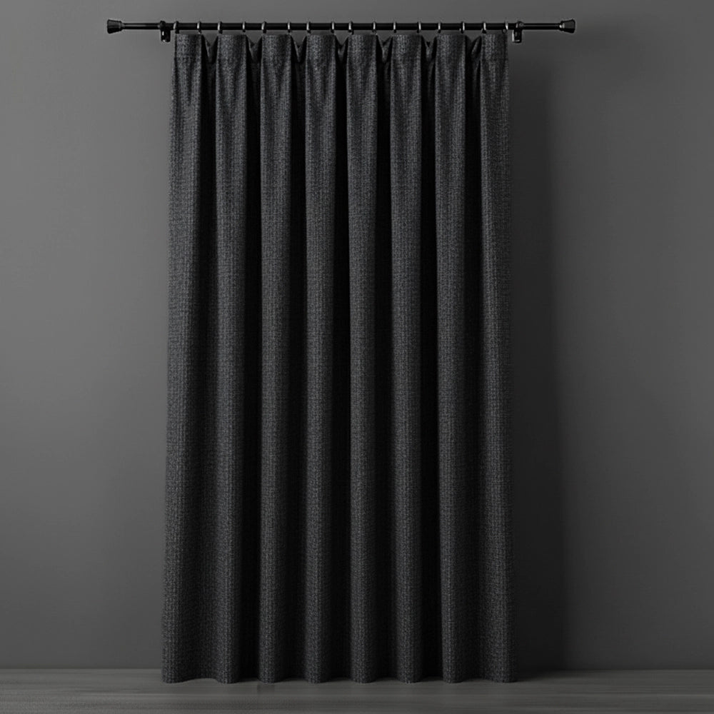 Granite taped blockout curtain by Linen and Co - premium hospitality curtains