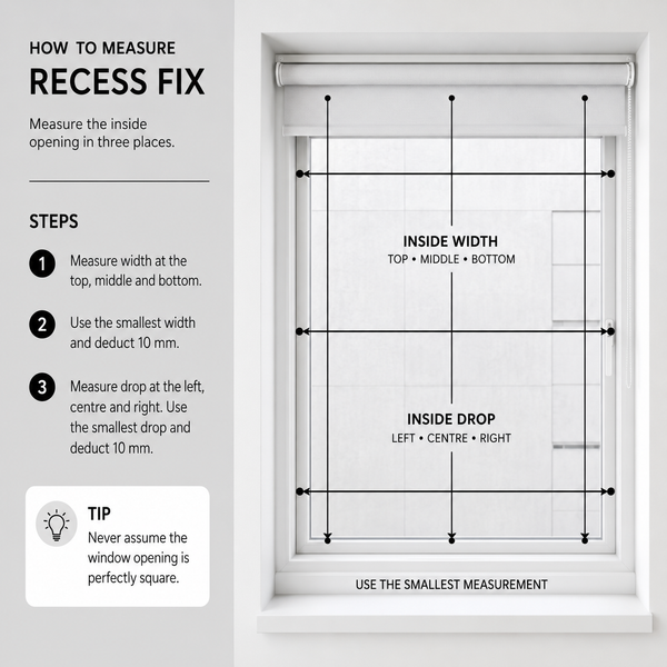 Blind measuring step