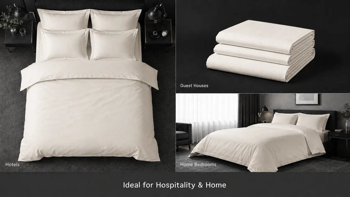 Ideal uses for Cream Cotton 200TC Oxford Duvet Cover Set