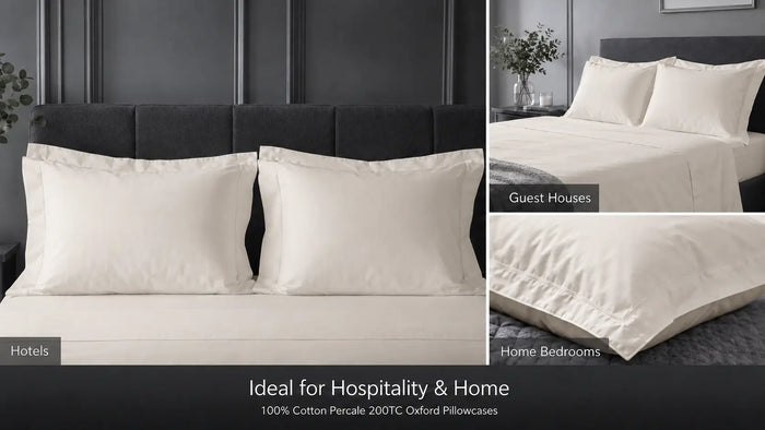 Ideal uses for Cream Cotton 200TC Oxford Pillow Case