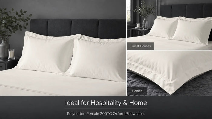 Ideal uses for Cream Polycotton 200TC Oxford Pillow Case