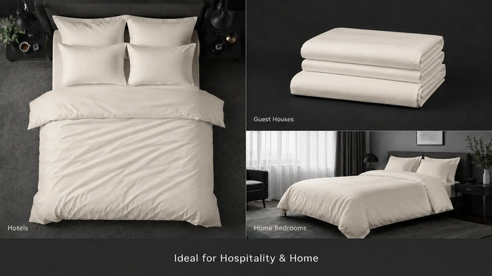 Ideal uses for Cream Polycotton 200TC Duvet Cover Set