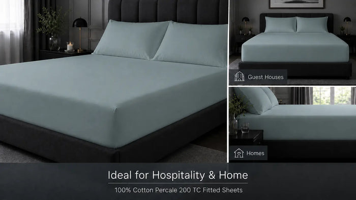 Ideal uses for Duck Egg Cotton 200TC Fitted Sheet