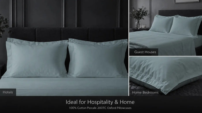 Ideal uses for Duck Egg Cotton 200TC Oxford Pillow Case