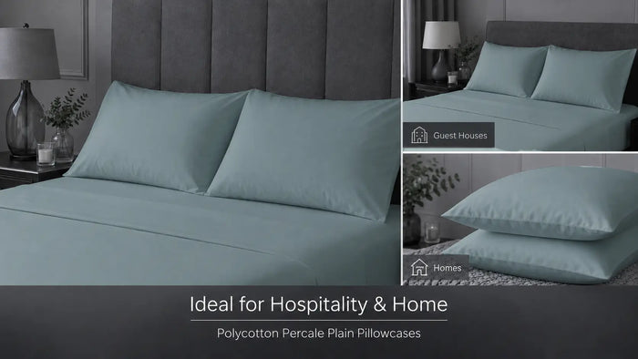 Ideal uses for Duck Egg Polycotton 200TC Pillow Case