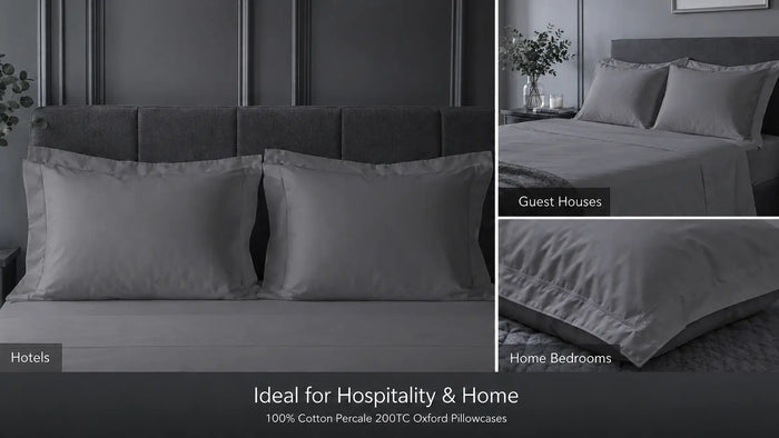 Ideal uses for Grey Cotton 200TC Oxford Pillow Case