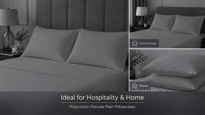 Ideal uses for Grey Polycotton 200TC Pillow Case