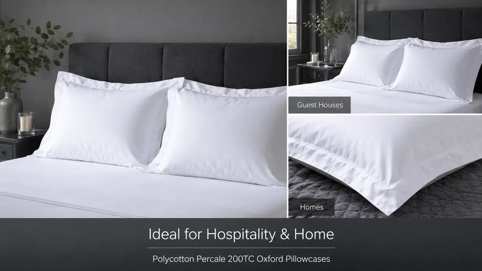 Ideal uses for White Polycotton 200TC Oxford Pillow Case