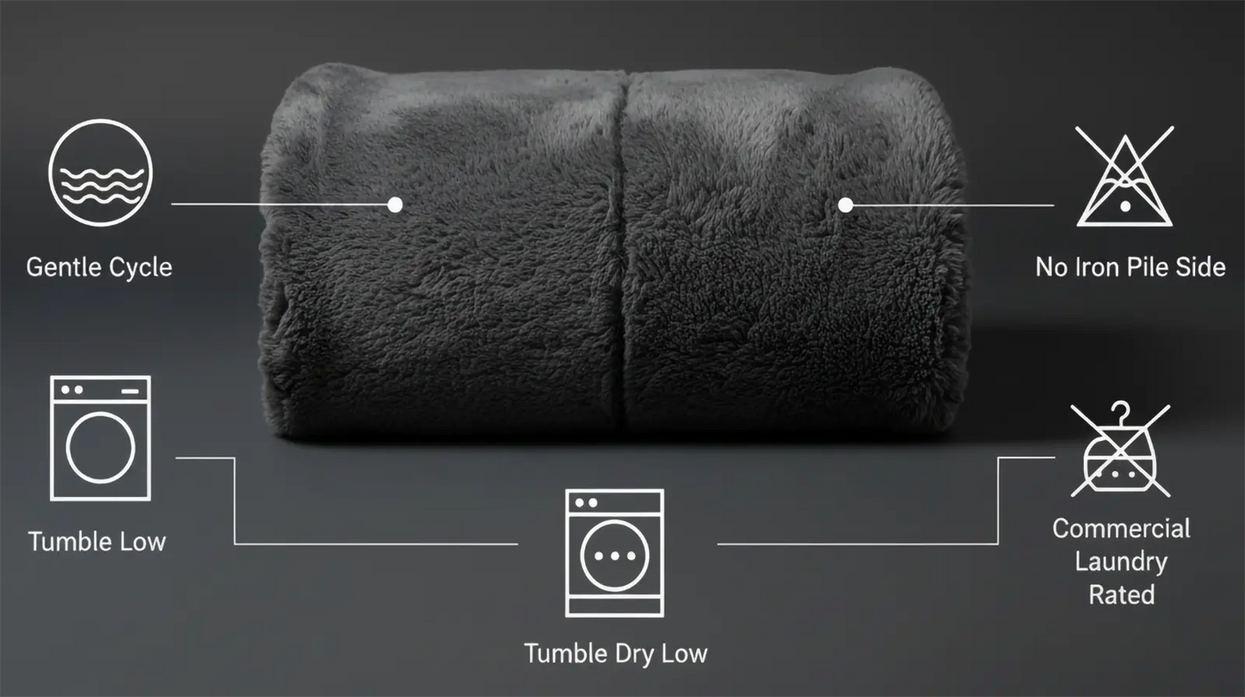 Care guide for Lily Hotel Blanket