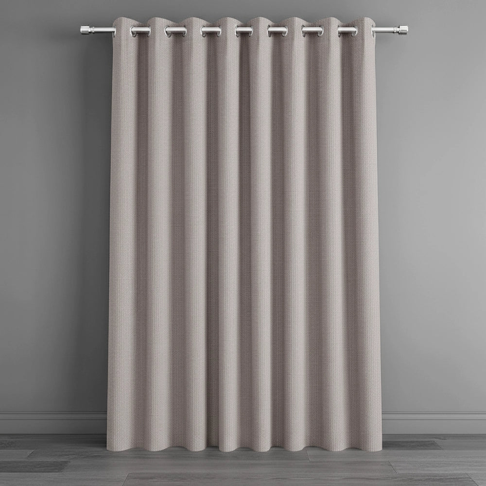 Natural eyelet blockout curtain by Linen and Co - premium hospitality curtains