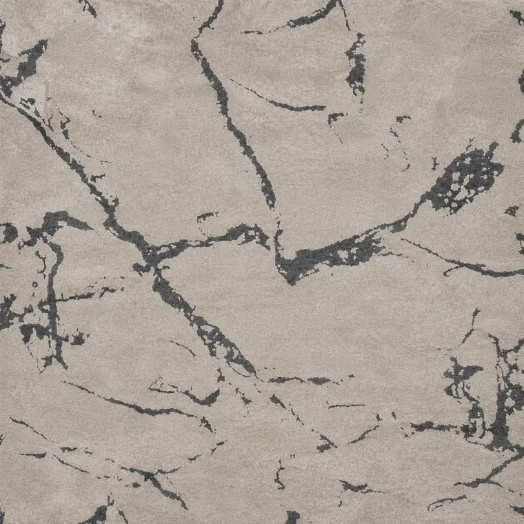 Papini Alpine rug in Stone - product view - Linen and Co