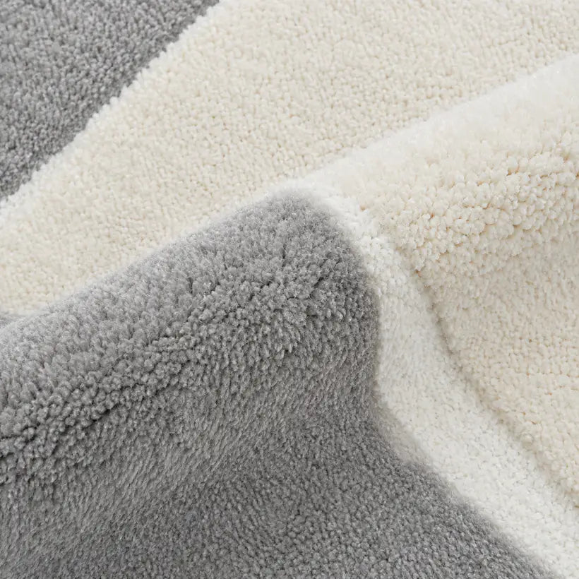 Papini Christy rug in Haze - close-up detail - Linen and Co