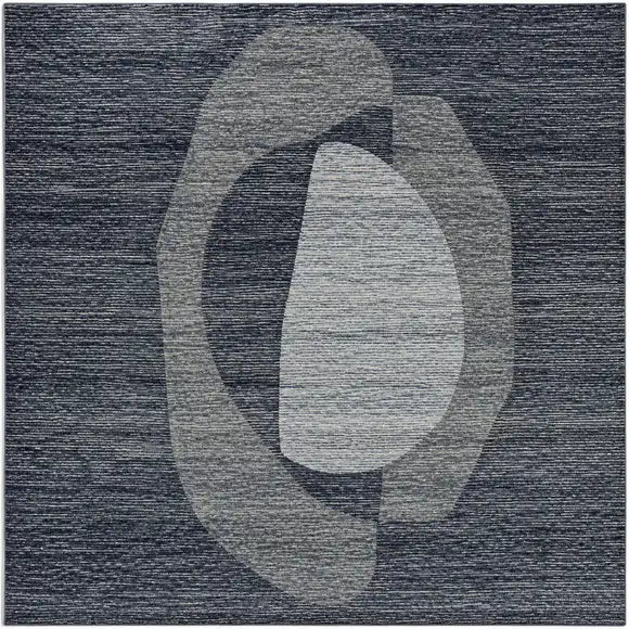 Papini Equinox rug in Storm - product view - Linen and Co