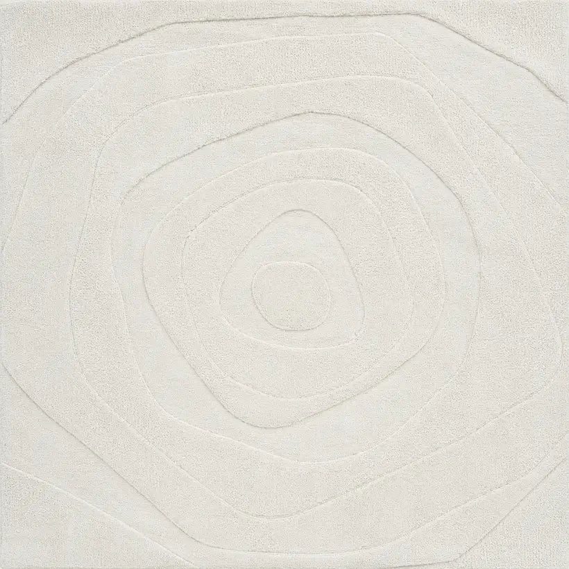 Papini Helix rug in Tusk - product view - Linen and Co