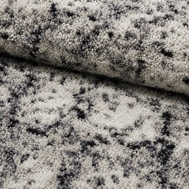 Papini Lynx rug in Gun Powder - close-up detail - Linen and Co