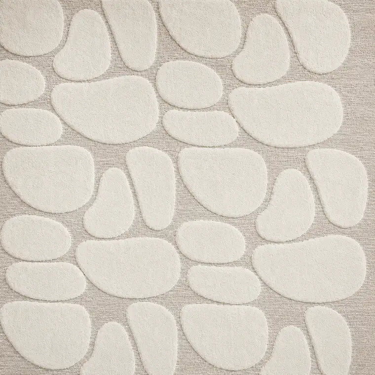 Papini Mahe rug in Sandcastle - product view - Linen and Co