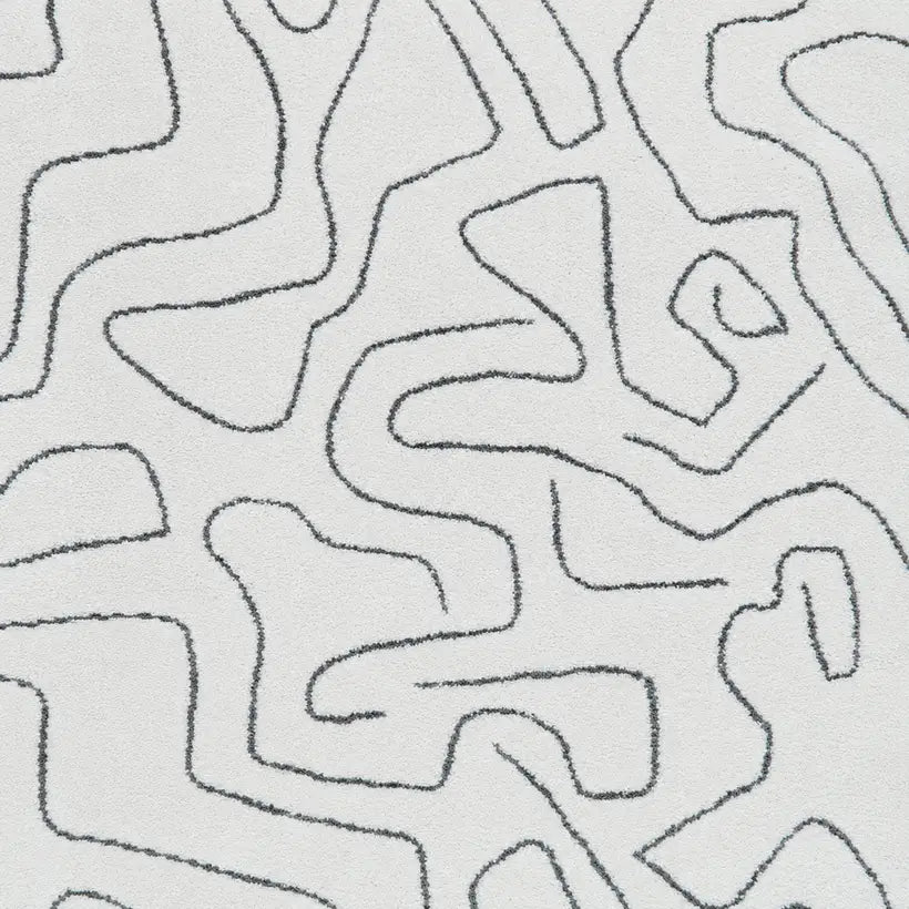 Papini Oslo rug in Blizzard - product view - Linen and Co