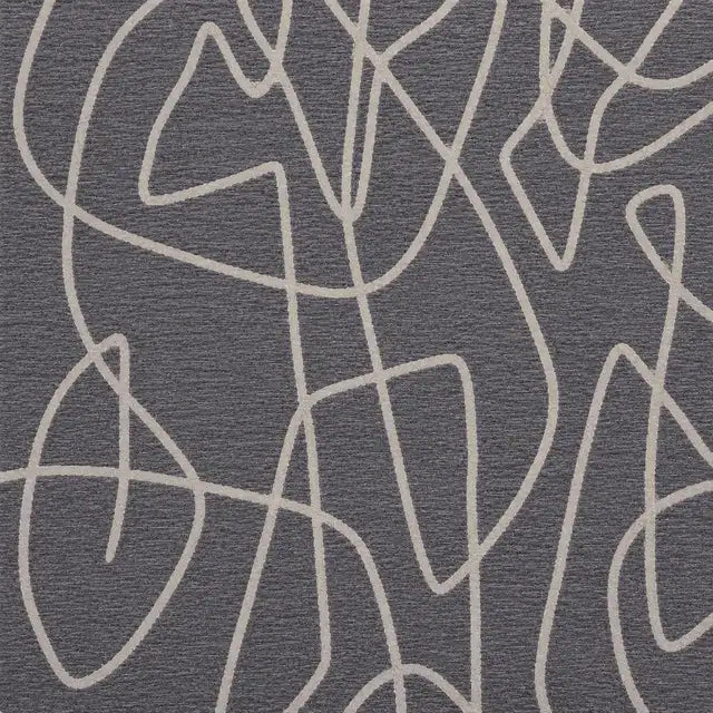 Papini Sketchy rug in Slate - product view - Linen and Co