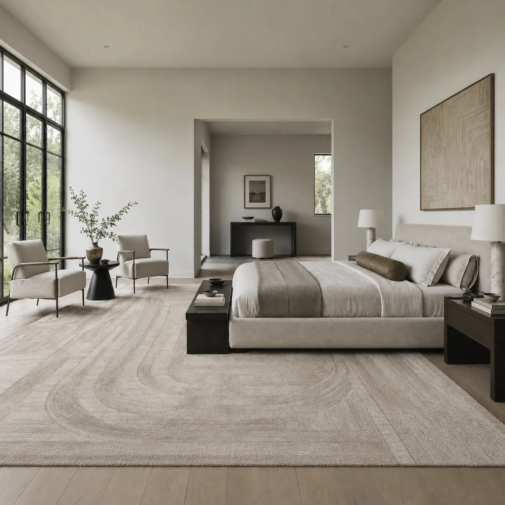 Papini Venezia rug in Antique - lifestyle view - Linen and Co