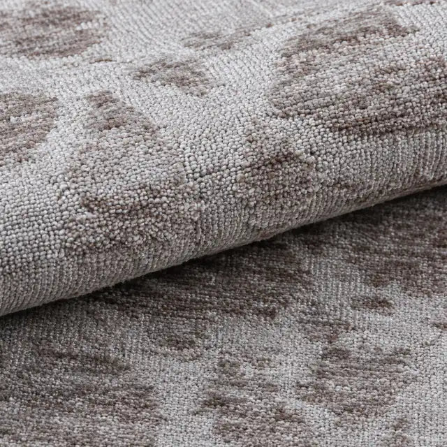 Papini Vesta rug in Slate - close-up detail - Linen and Co