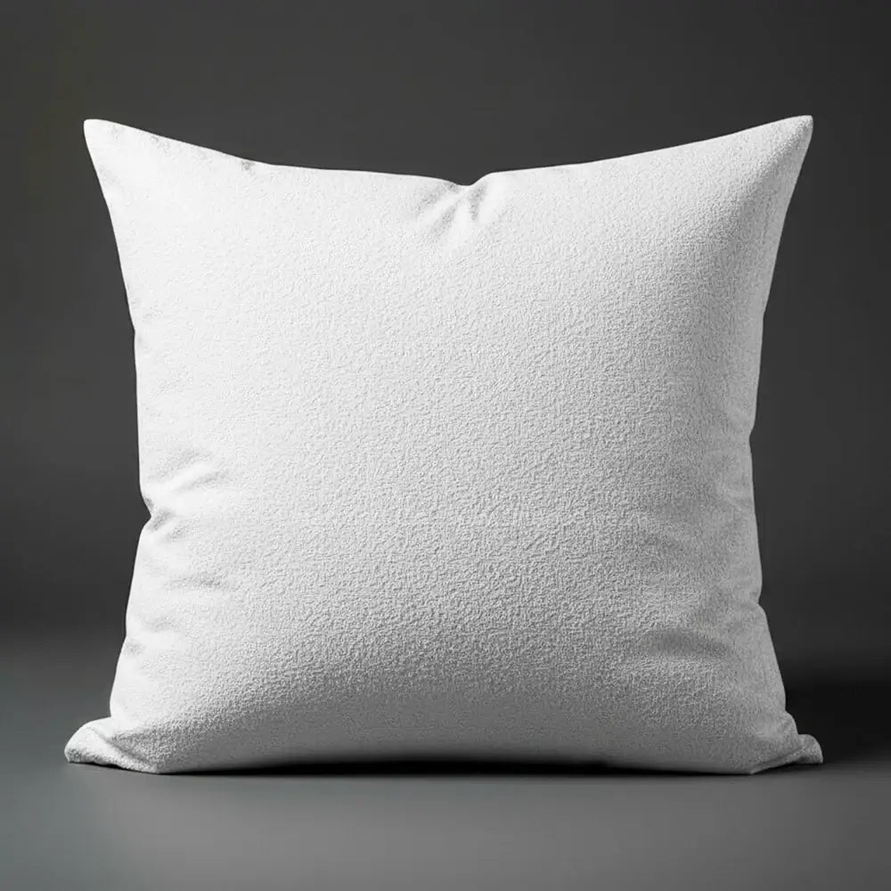 White continental towelling Wetsafe pillow protector with terry texture and waterproof protection - Linen and Co