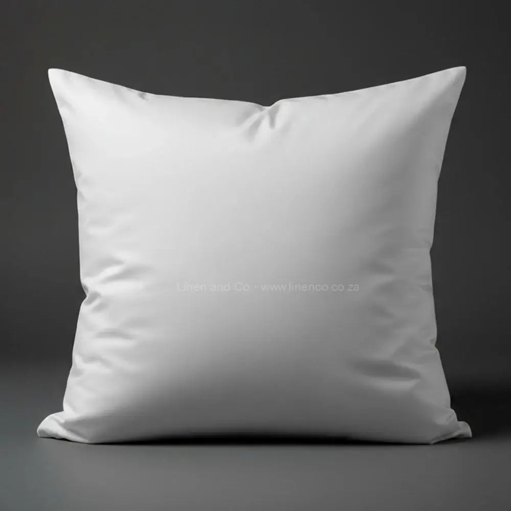 White plain pillowcase in continental size - premium hotel quality percale by Linen and Co