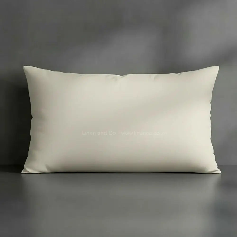 Cream plain pillowcase - premium hotel quality percale by Linen and Co
